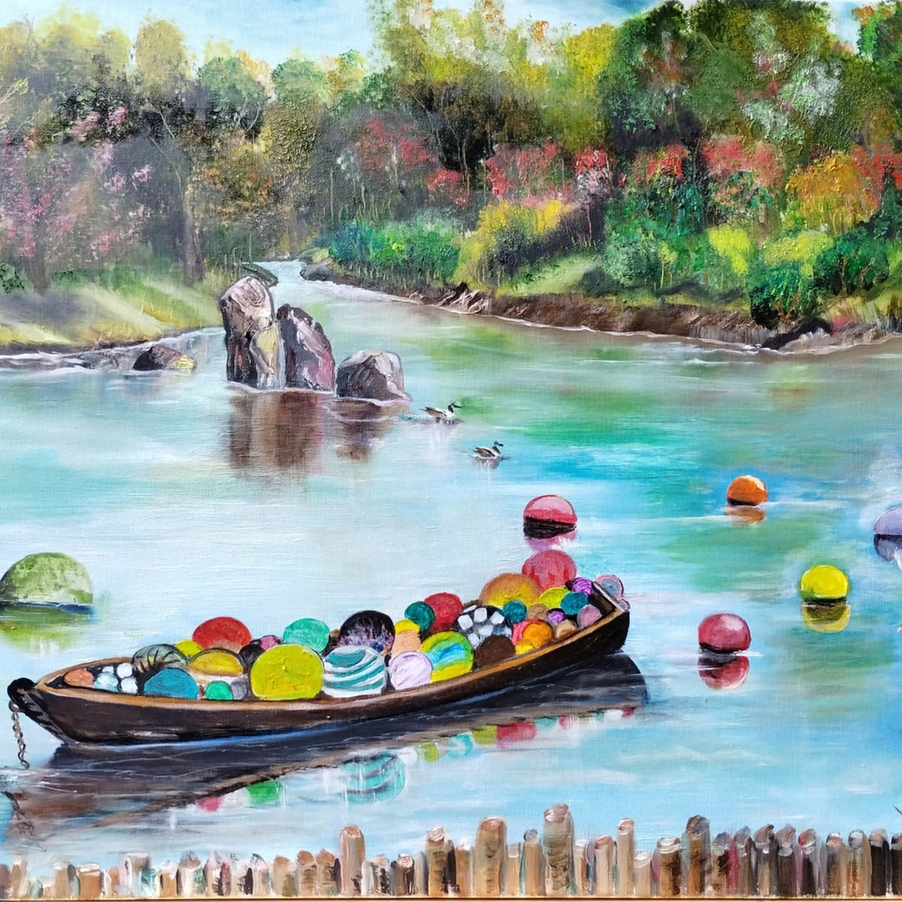 Colorful Landscape Canvas Art